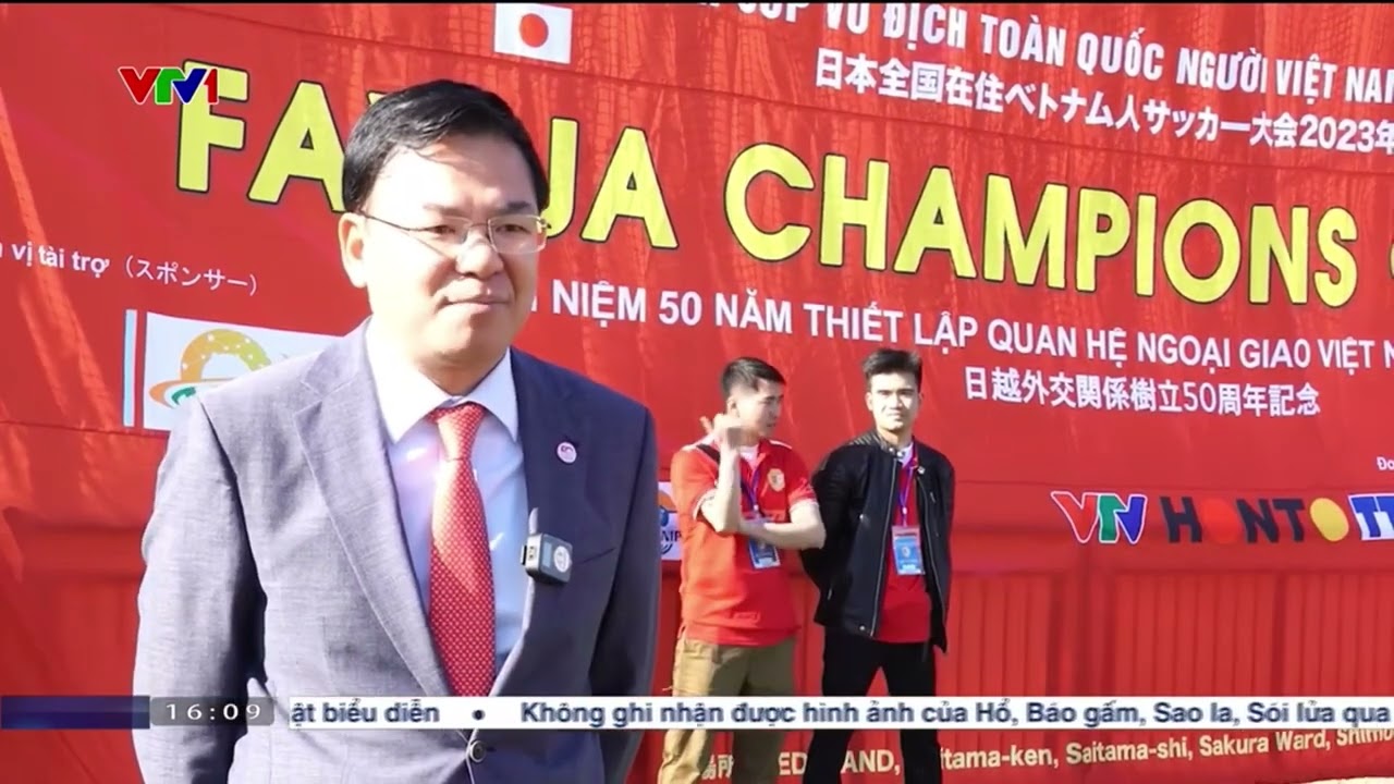Thởi sự VTV1 đưa tin về “GIẢI BÓNG ĐÁ TRANH CUP VÔ ĐỊCH TOÀN QUỐC NGƯỜI VIỆT NAM TẠI NHẬT BẢN 2023”