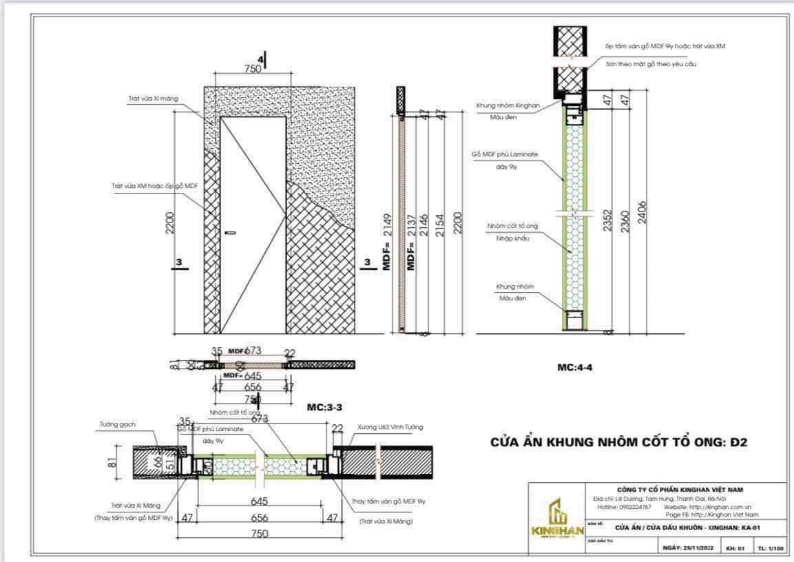Tầm quan trọng của bản lề cửa giấu khuôn trong thiết kế nội thất