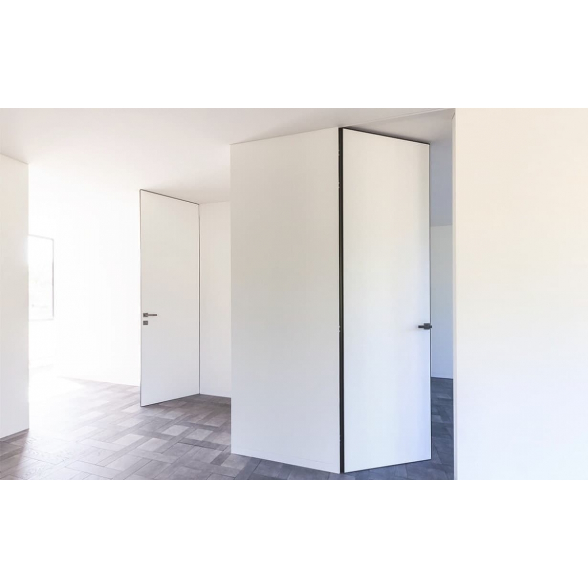 Tận hưởng không gian sống độc đáo với cửa giấu khuôn