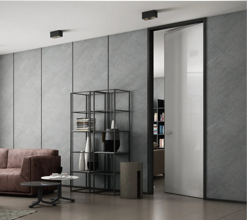 Tận hưởng không gian sống độc đáo với cửa giấu khuôn